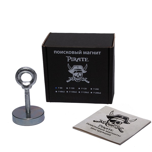 

Поисковый магнит Pirate F80 односторонний (90 кг)