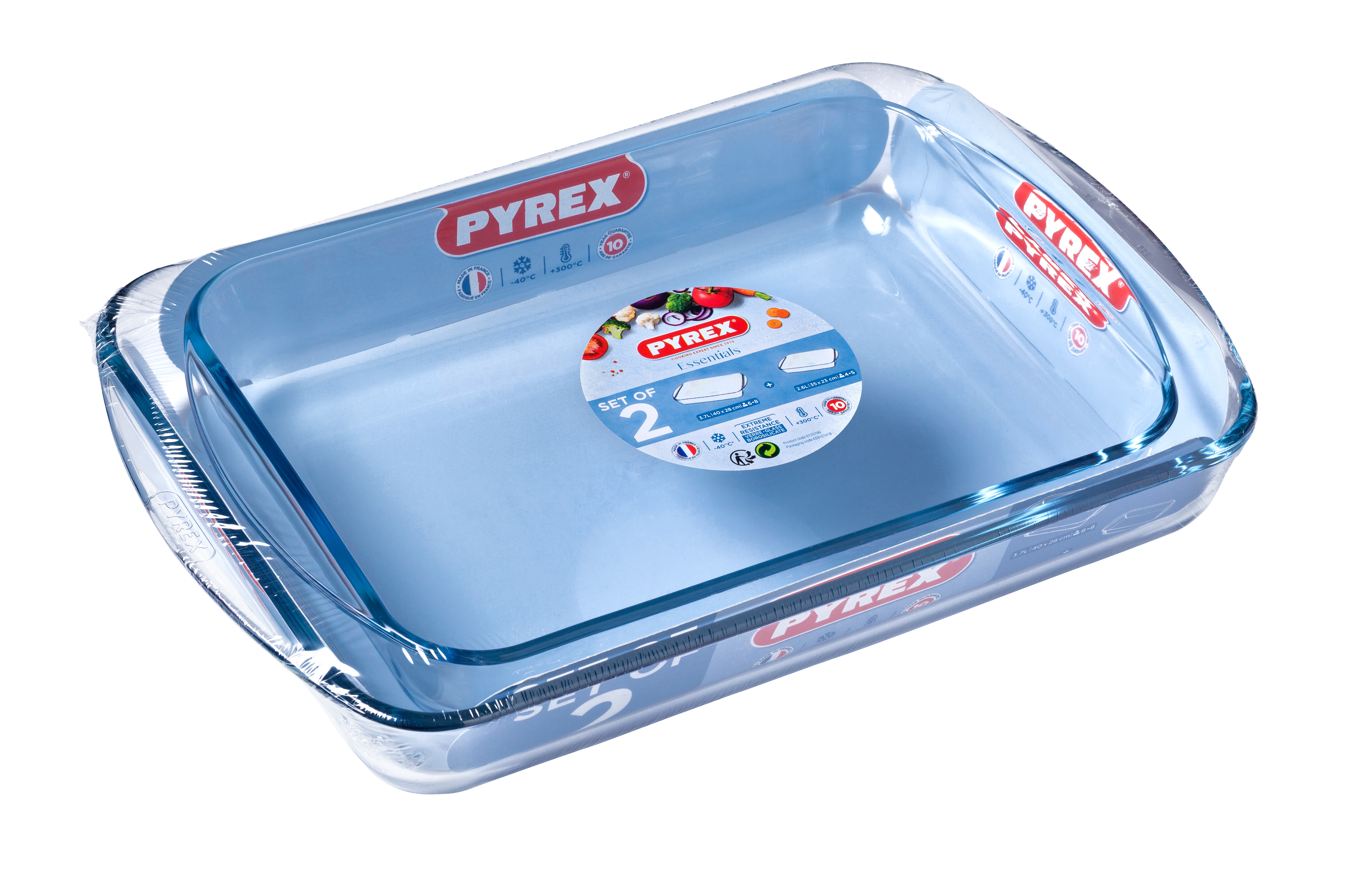 

Набір форм для запікання PYREX ESSENTIALS, 2 шт