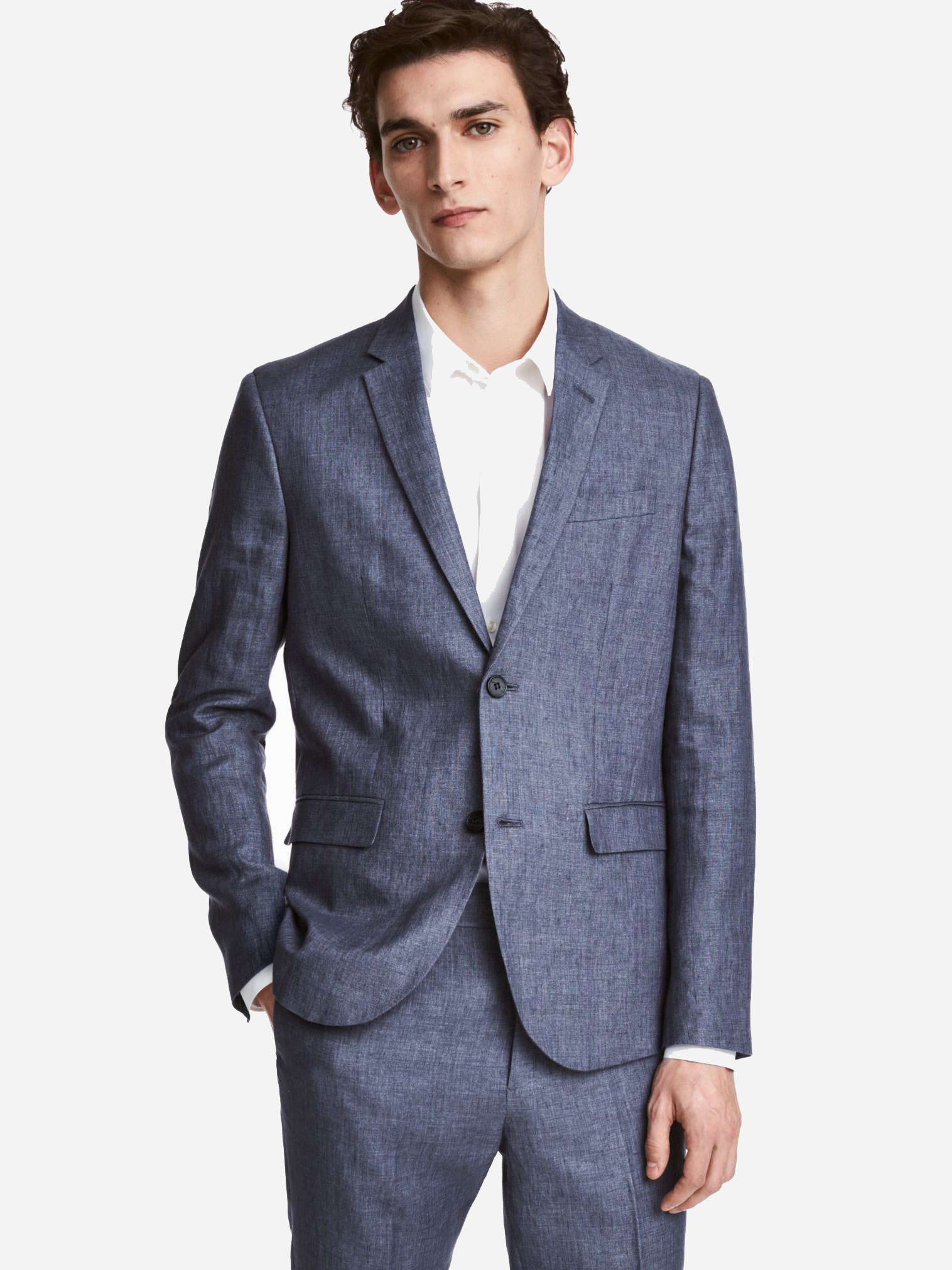 

Пиджак H&M 3430905RP6 62 Синий меланж