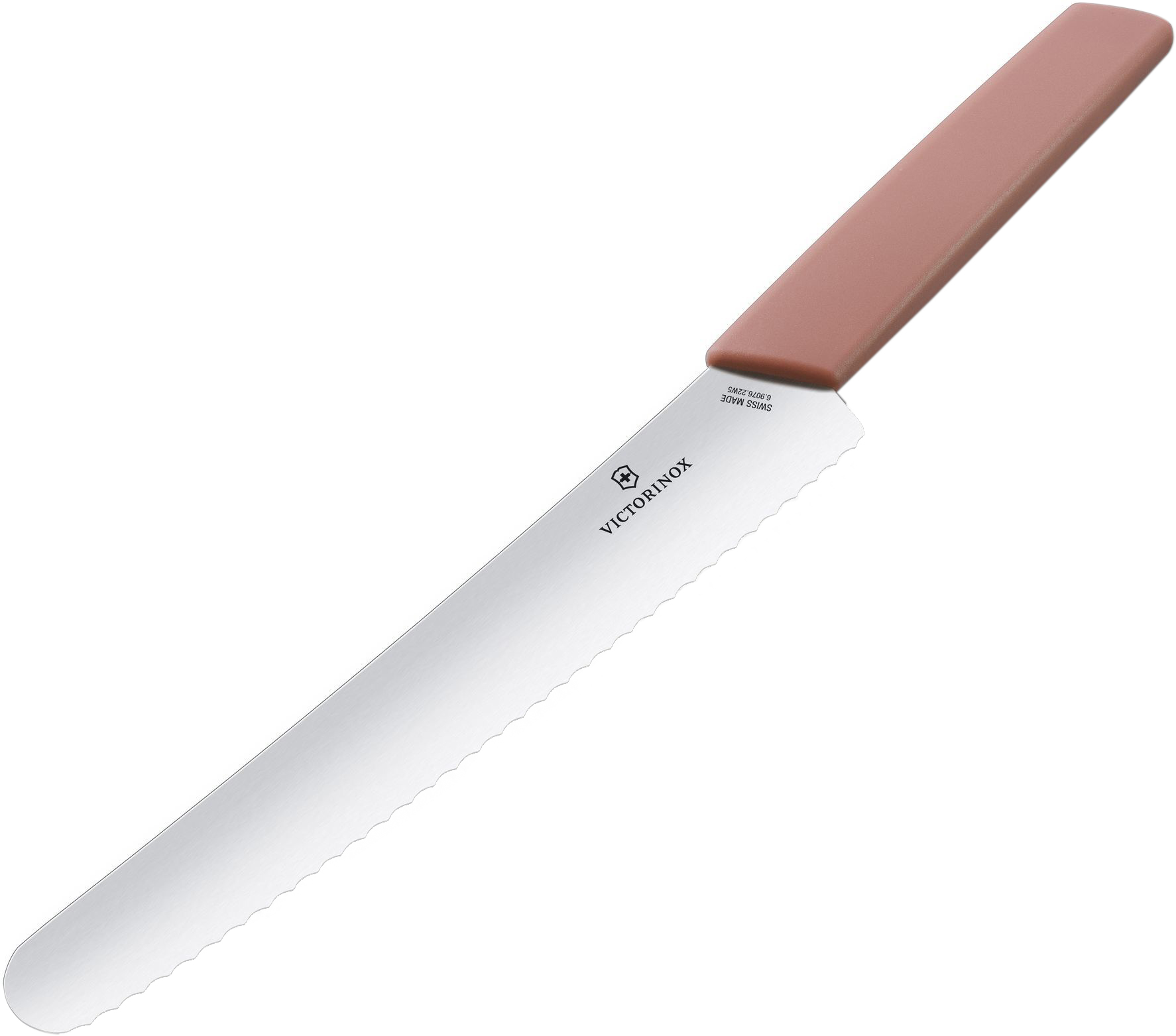 

Нож кухонный для хлеба Victorinox Swiss Modern 22 cм Розовый (6.9076.22W5B)