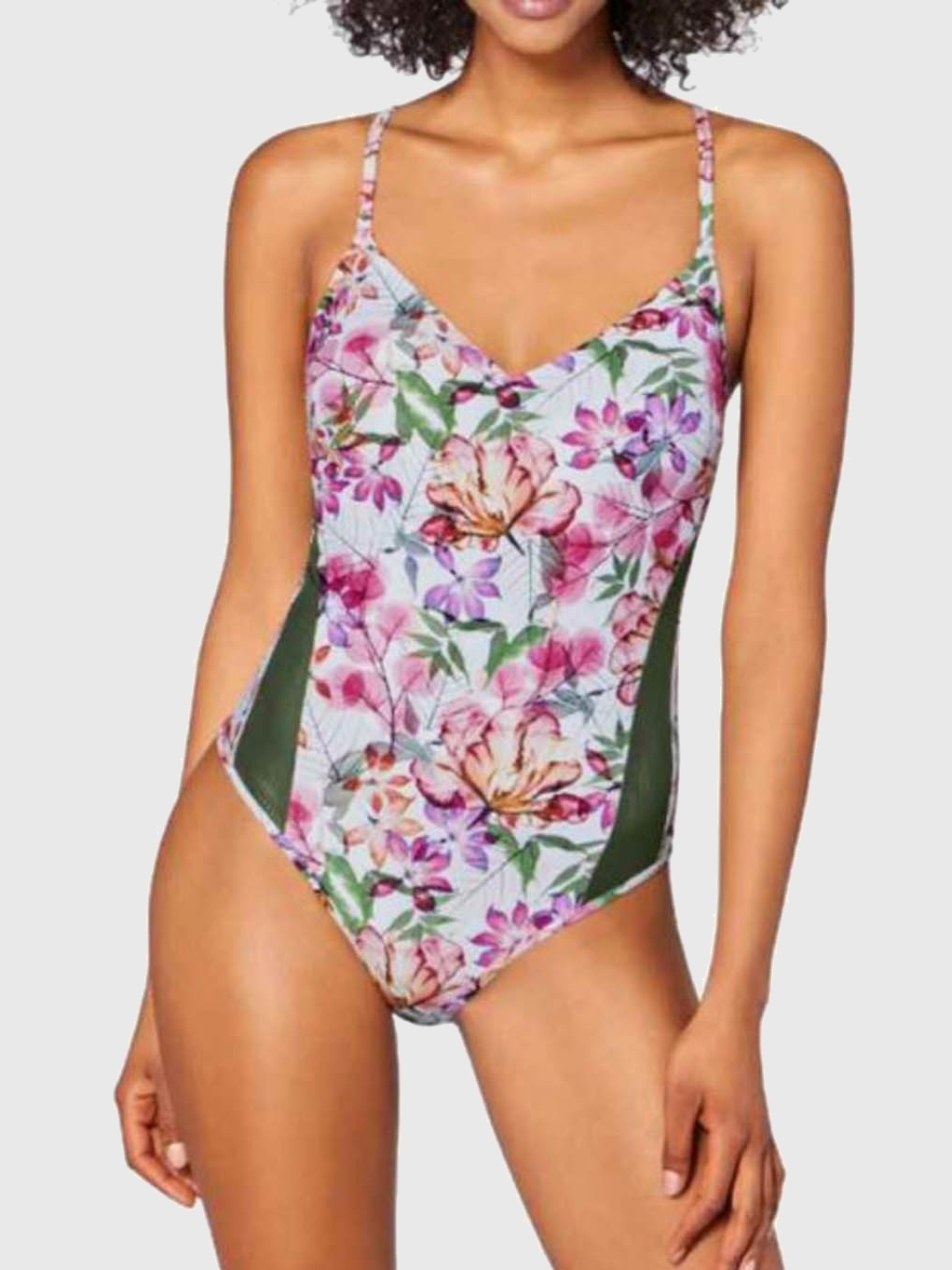 

Купальник Triumph KUP71052 36C/36 белый/розовый