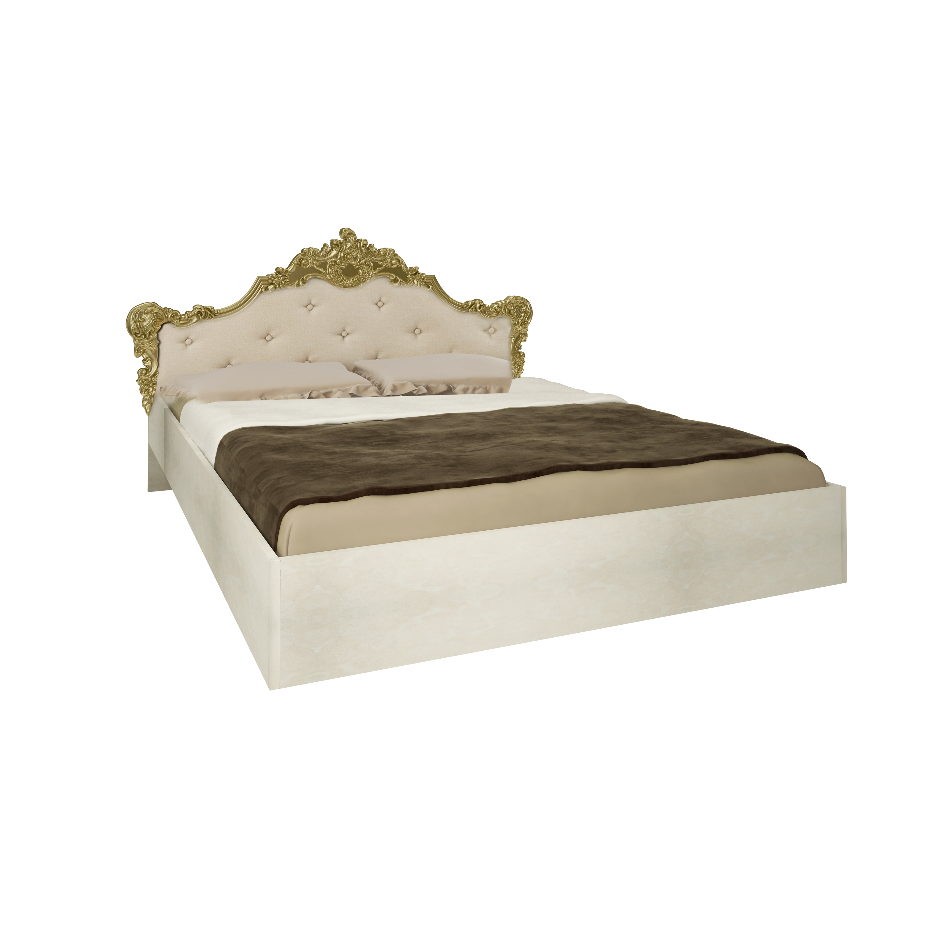 

Кровать MiroMark Victoria двуспальная с подъемным механизмом Радика Беж 160х200 VC-46-RB