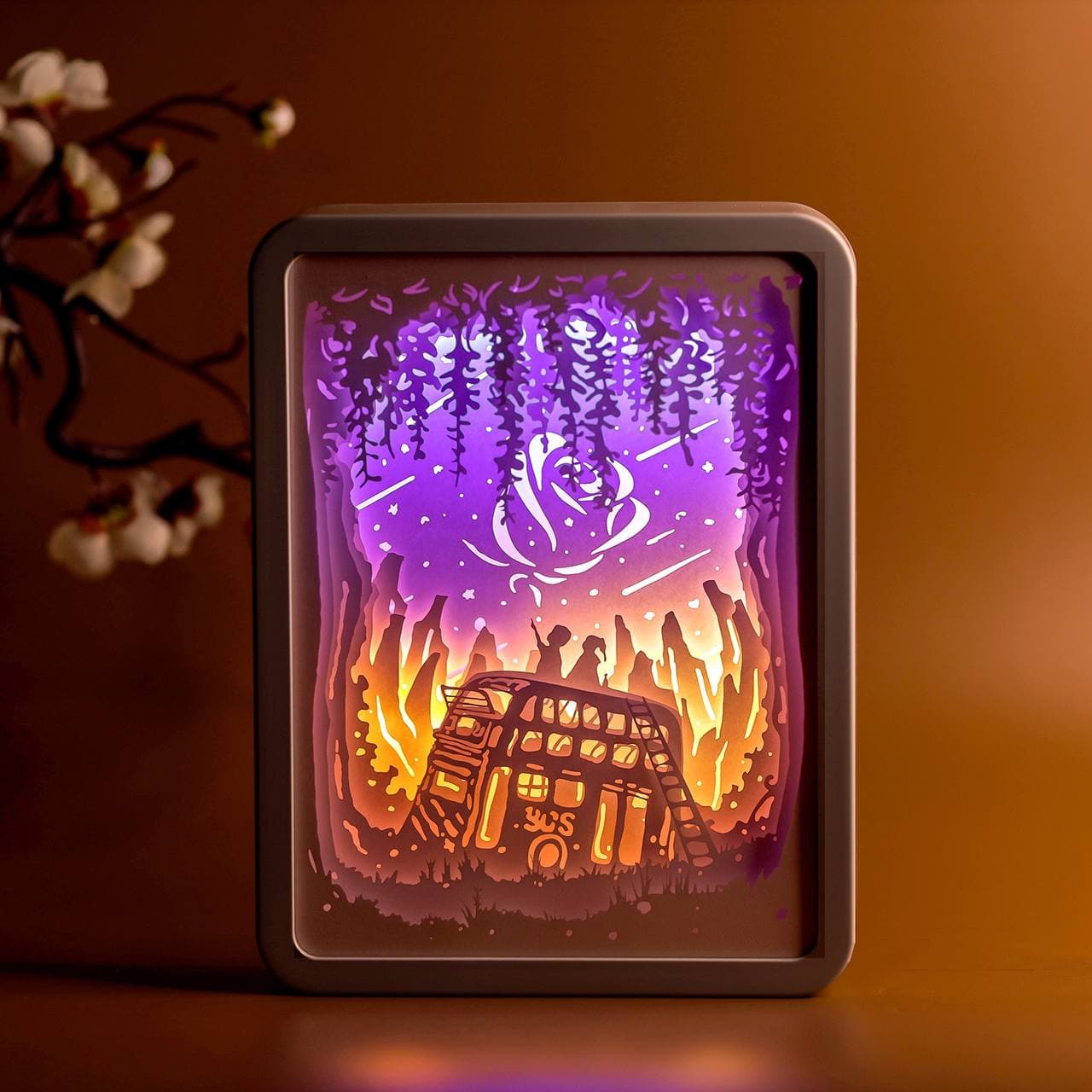 

3D настольная картина-ночник "Звездопад" 3DTOYSLAMP