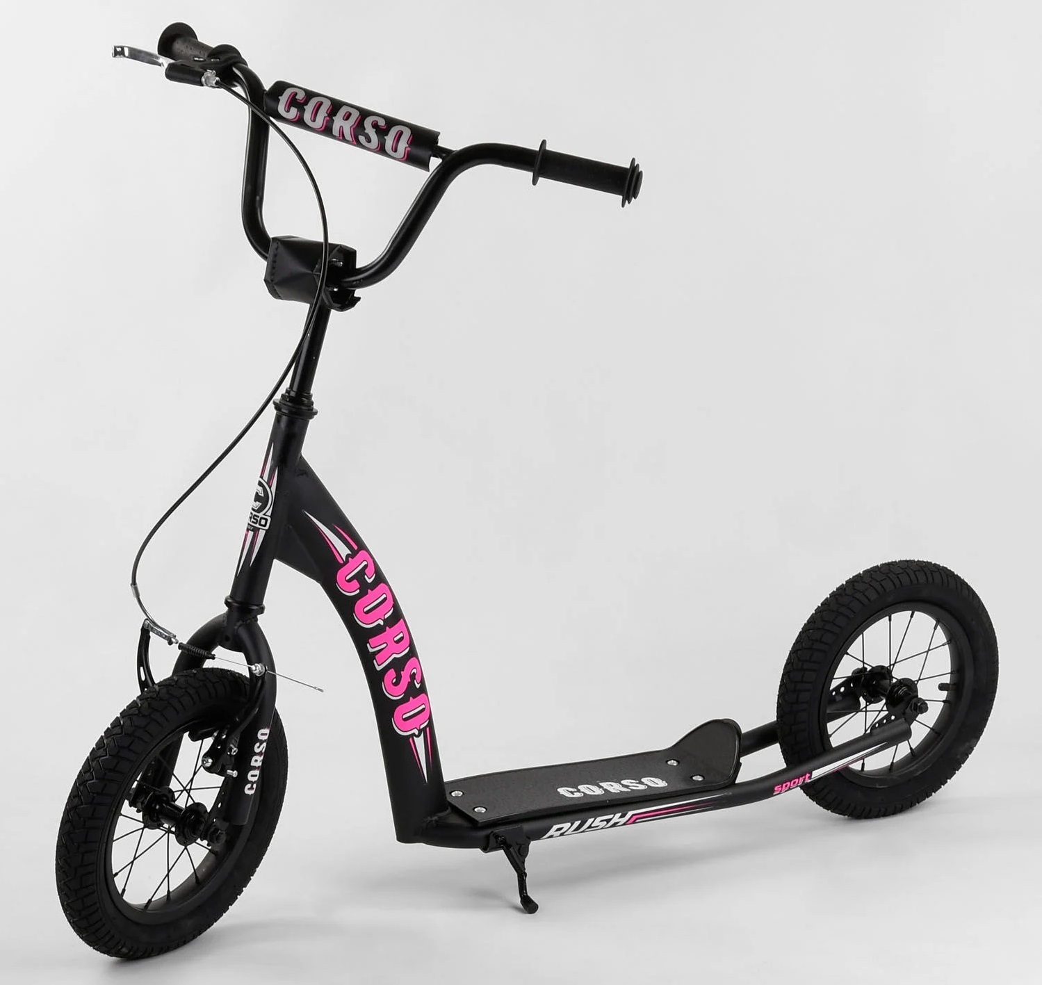 

Самокат Corso 12" New Rush CR-T 9490 Black / Pink (CR-T 9490)