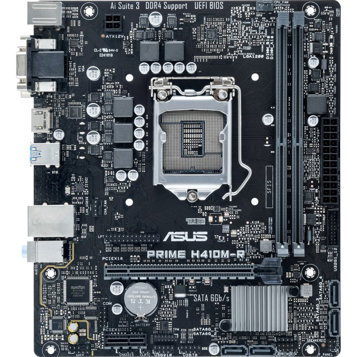 

Материнська плата Asus Prime H410M-R-SI (s1200, Intel H410) mATX (6618099)