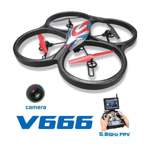 

Квадрокоптер WL Toys V666 Cyclone с 6-осевой системой стабилизации