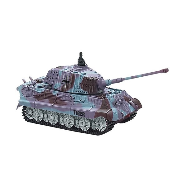 

Танк King Tiger микро на радиоуправлении со звуком 1:72 (фиолетовый, 35MHz)