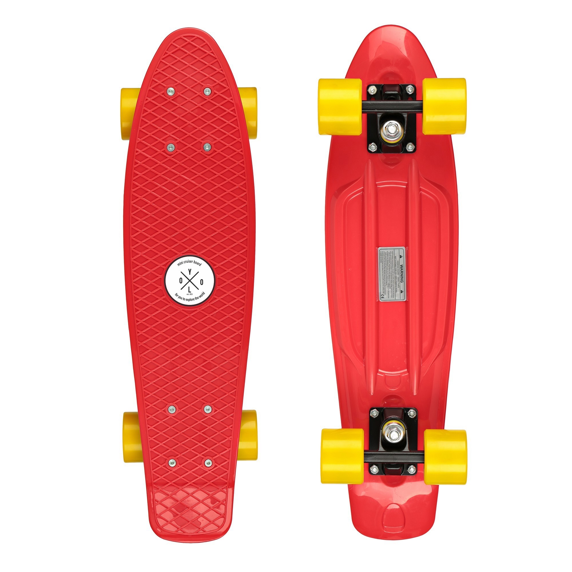 

Пенни борд (скейтборд) Penny Board 22″ Red/Yellow