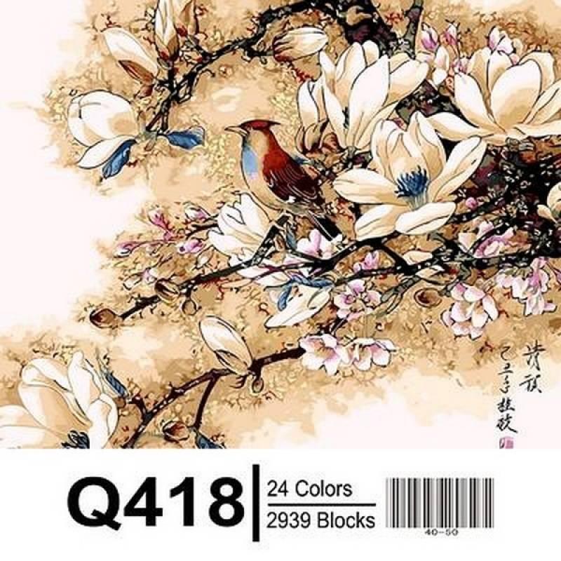 

Картина по номерам Mariposa Королек - птичка певчая 40х50см (Q418)