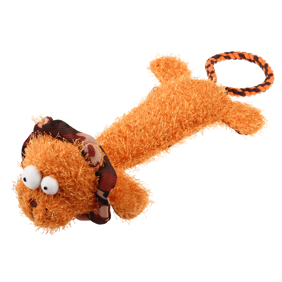 

Игрушка для Собак Gigwi Plush Friendz Львенок с Канатным хвостом и Пищалкой 30 см (6315)