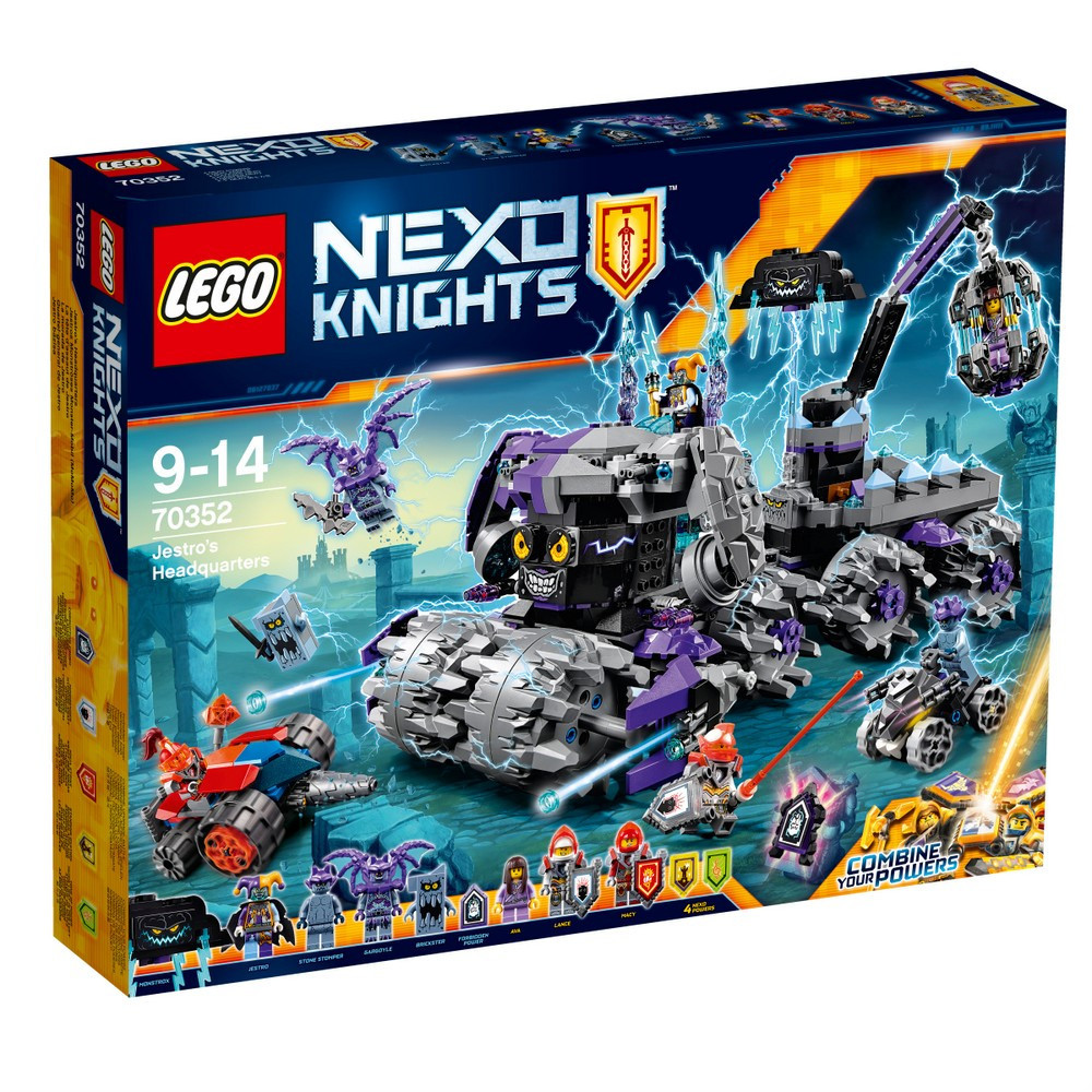 

Lego Nexo Knights Штаб Джестро 70352