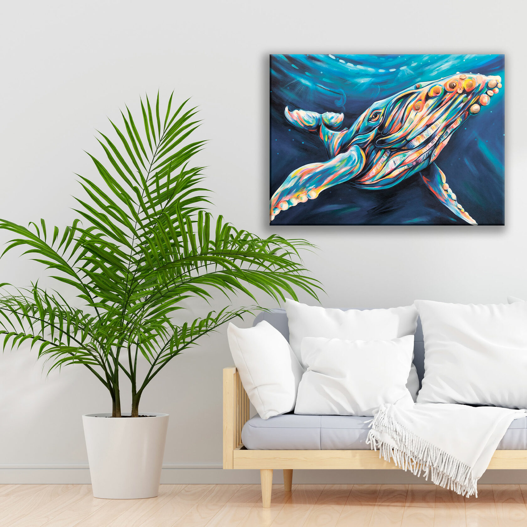 

Картина на холсте Whale 60х90 см