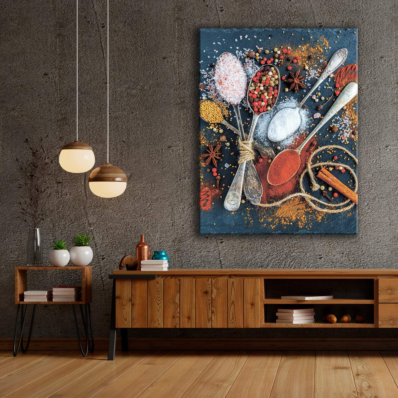 

Картина на холсте Spices 130х100 см