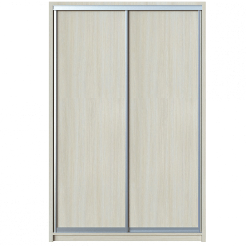 

Шкаф-купе Zevs Двухдверный ШК-1 ДСП 100х45х210 дуб молочный