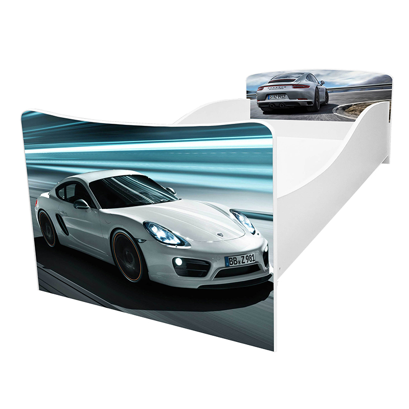 

Детская кровать Viorina-deko Kinder-27 Porsche + белый 80х170