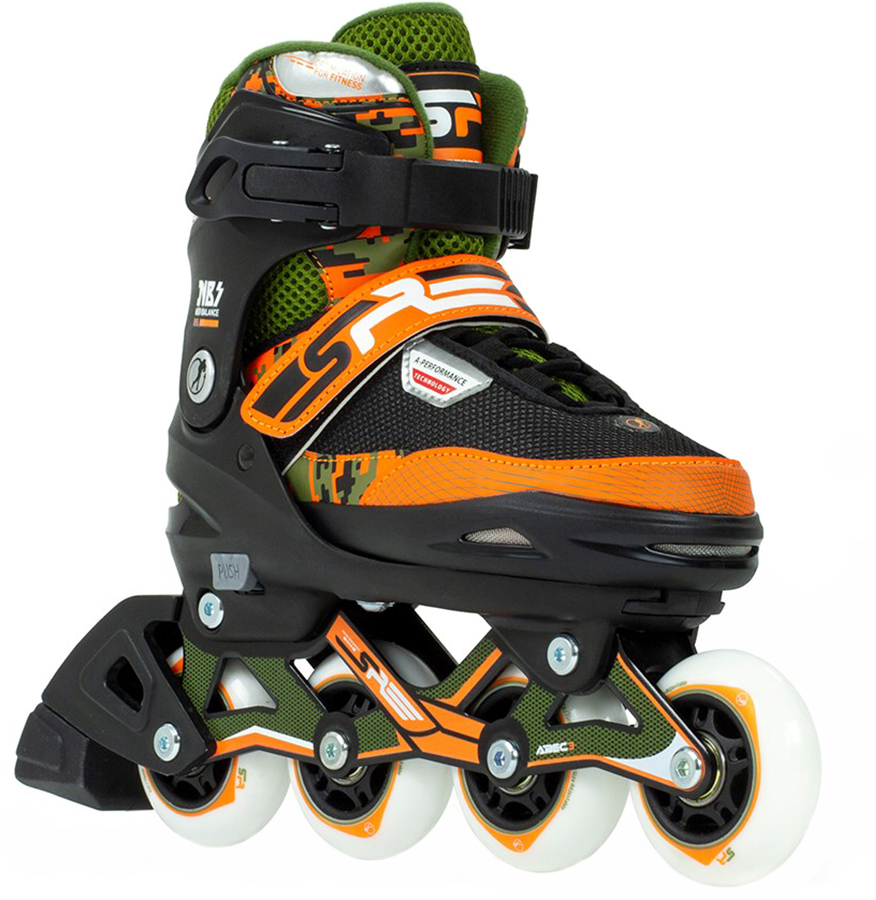 

Роликовые коньки SFR Pixel green-orange 33-37 (SFR580-GO-33)