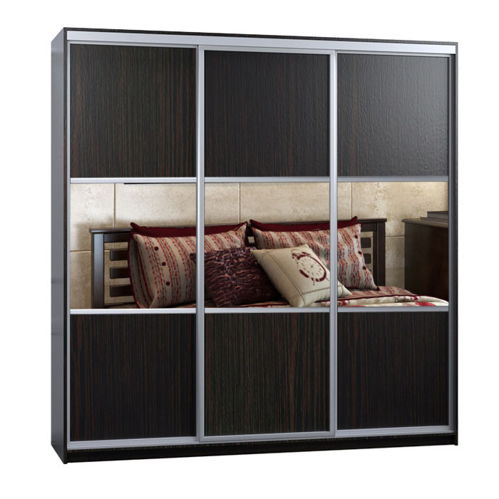 

Шкаф-купе Zevs Трехдверный Комби ШК-5 250х60х240 венге