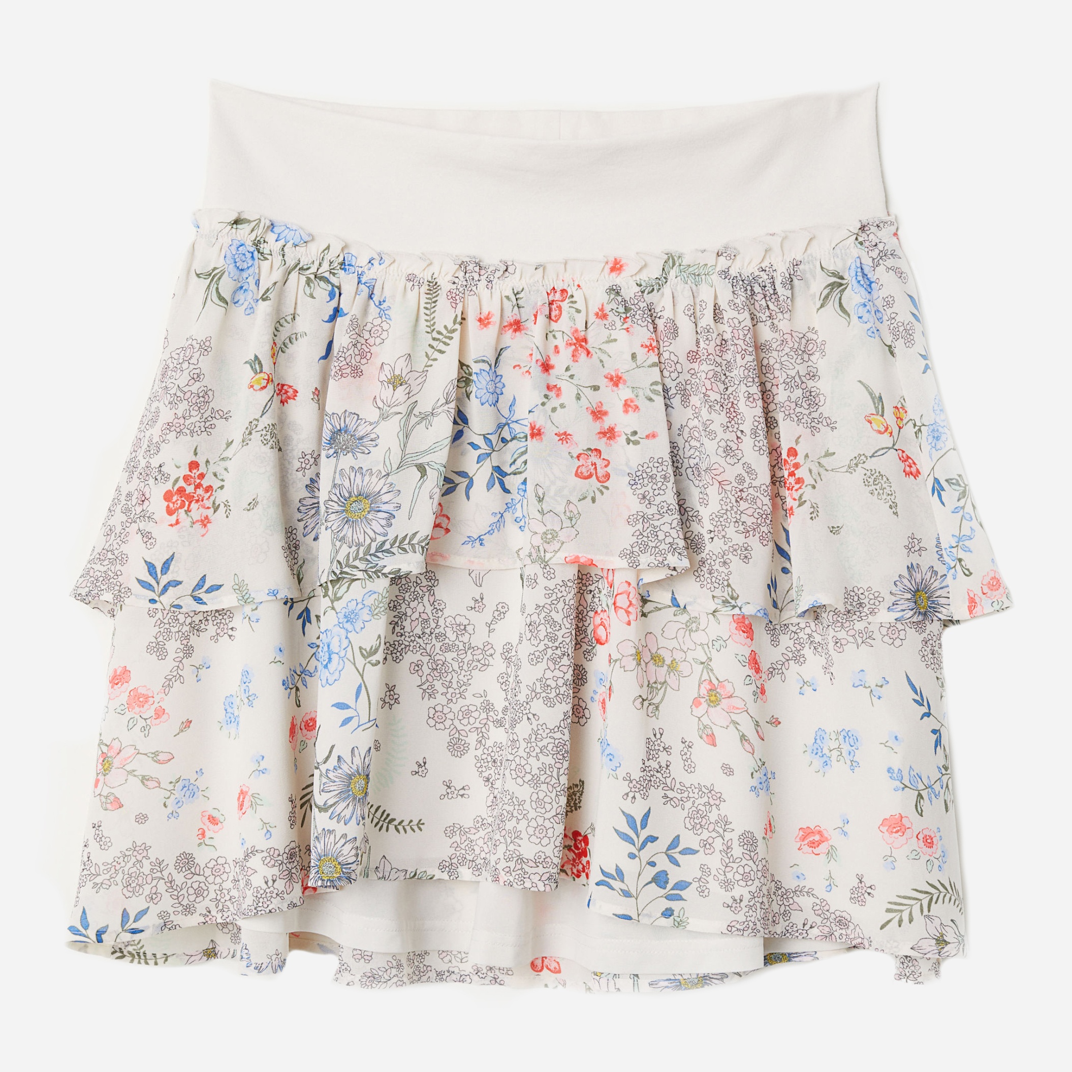 

Юбка для беременных H&M 6056697-ACKW 44 Молочная