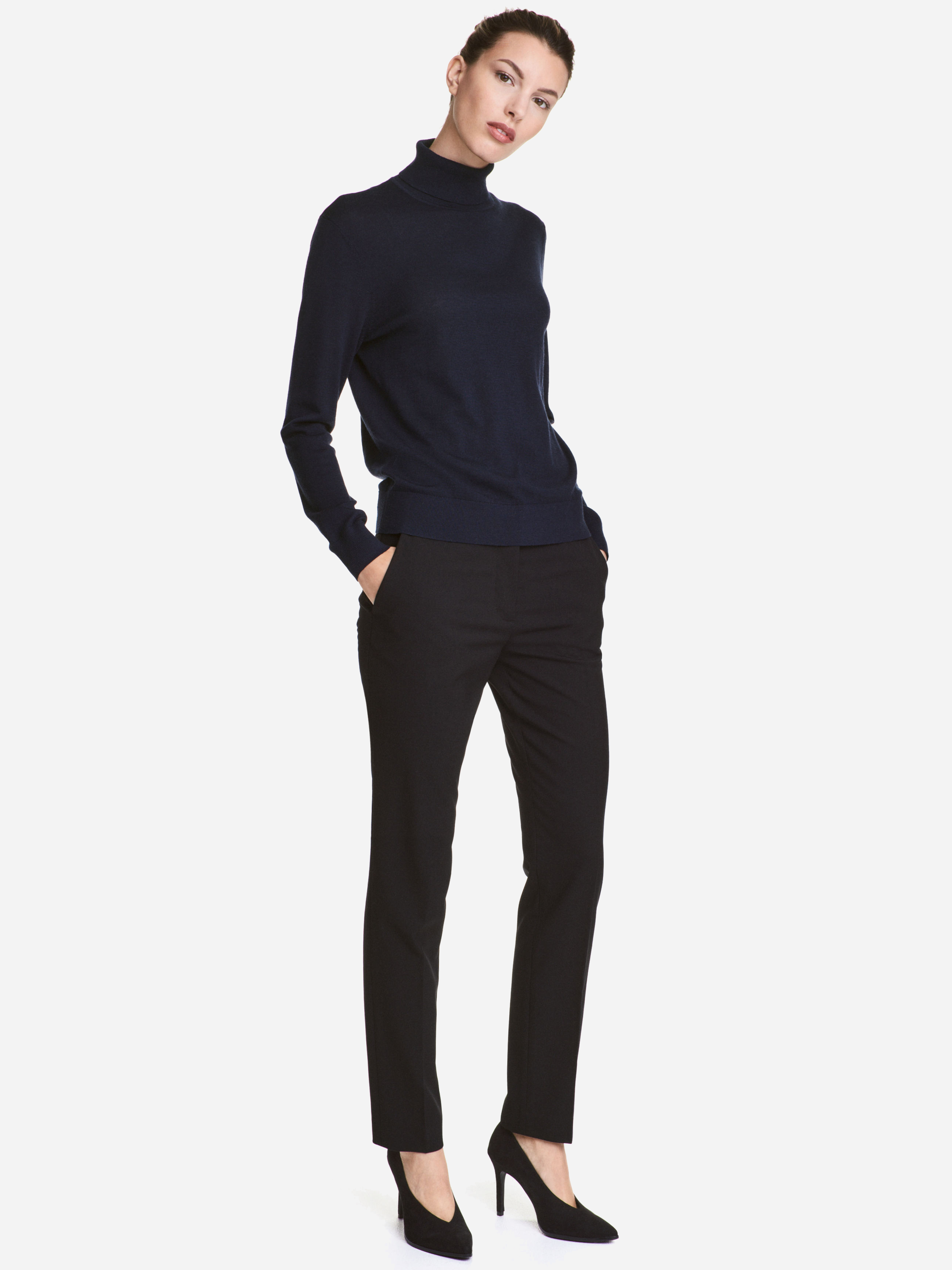 

Брюки H&M 3500825-AAAD 38 Черные