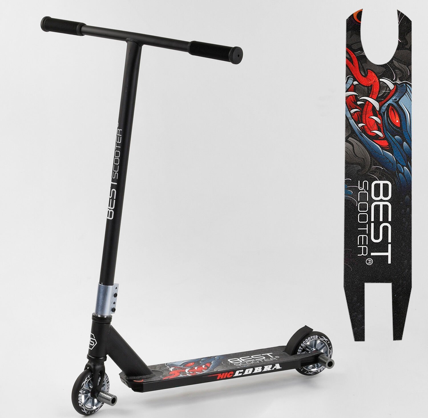 

Самокат трюковый для детей Best Scooter (00387) Черный