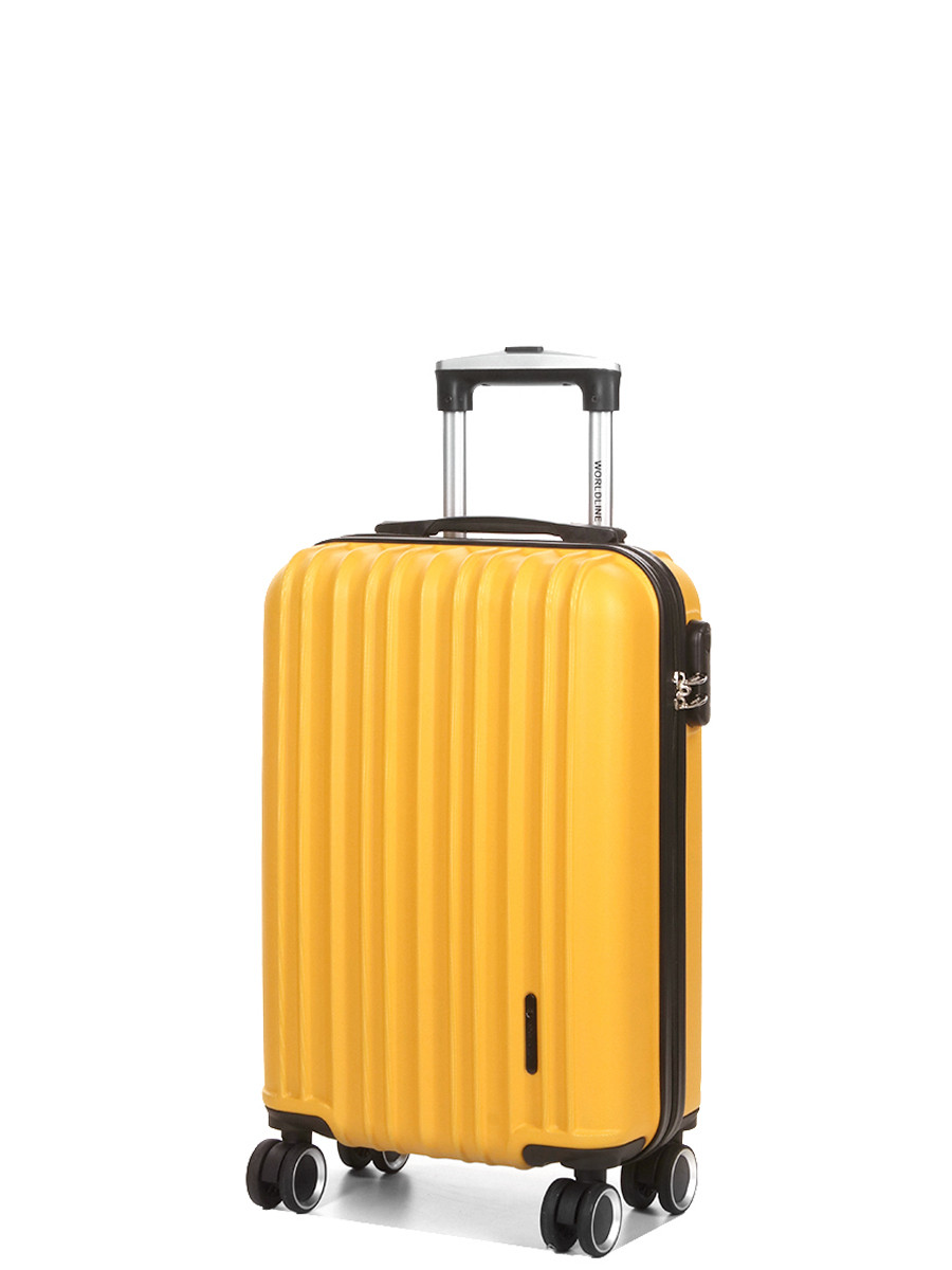 

Чемодан дорожный Малый (S) под Ручную кладь Поликарбонат Airtex 623 41 л 54x34x20 см Желтый (Yellow)