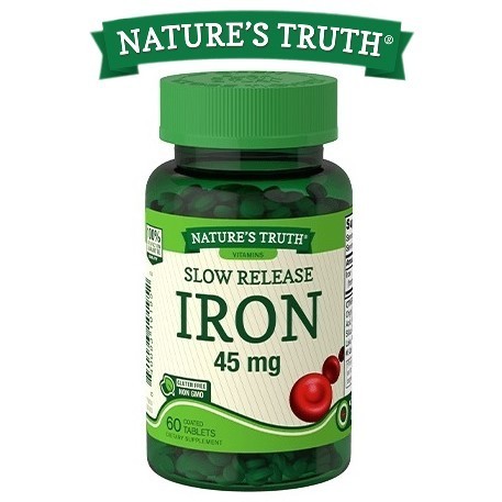 

Микроэлемент Железо Nature's Truth Iron 45 мг 60 таблеток 1492