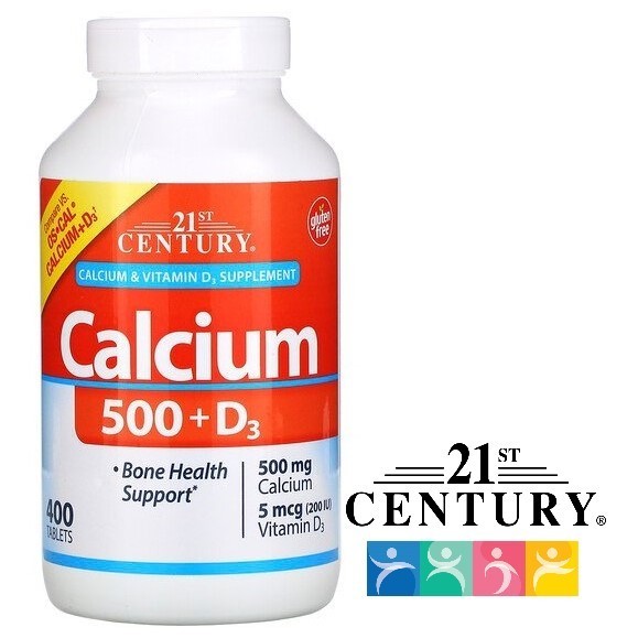 

Комплекс 21st Century Calcium 500 + D (Кальций + Витамин Д) 400 таблеток 1565