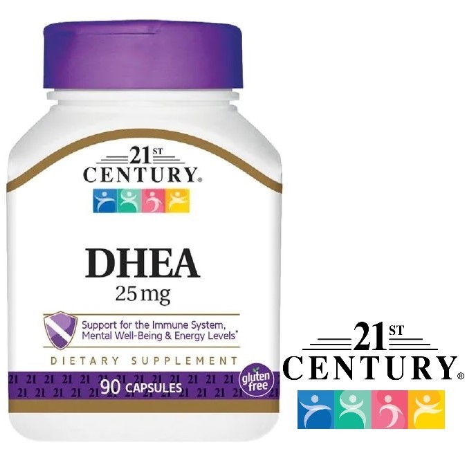 

Гормональная добавка 21st Century DHEA 25 мг 90 капсул 1564