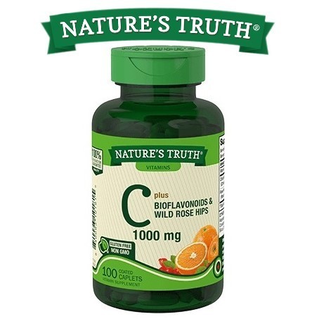 

Витамин С Nature's Truth C 1000 мг с Биофлаваноидами и шиповником 100 таблеток 1499
