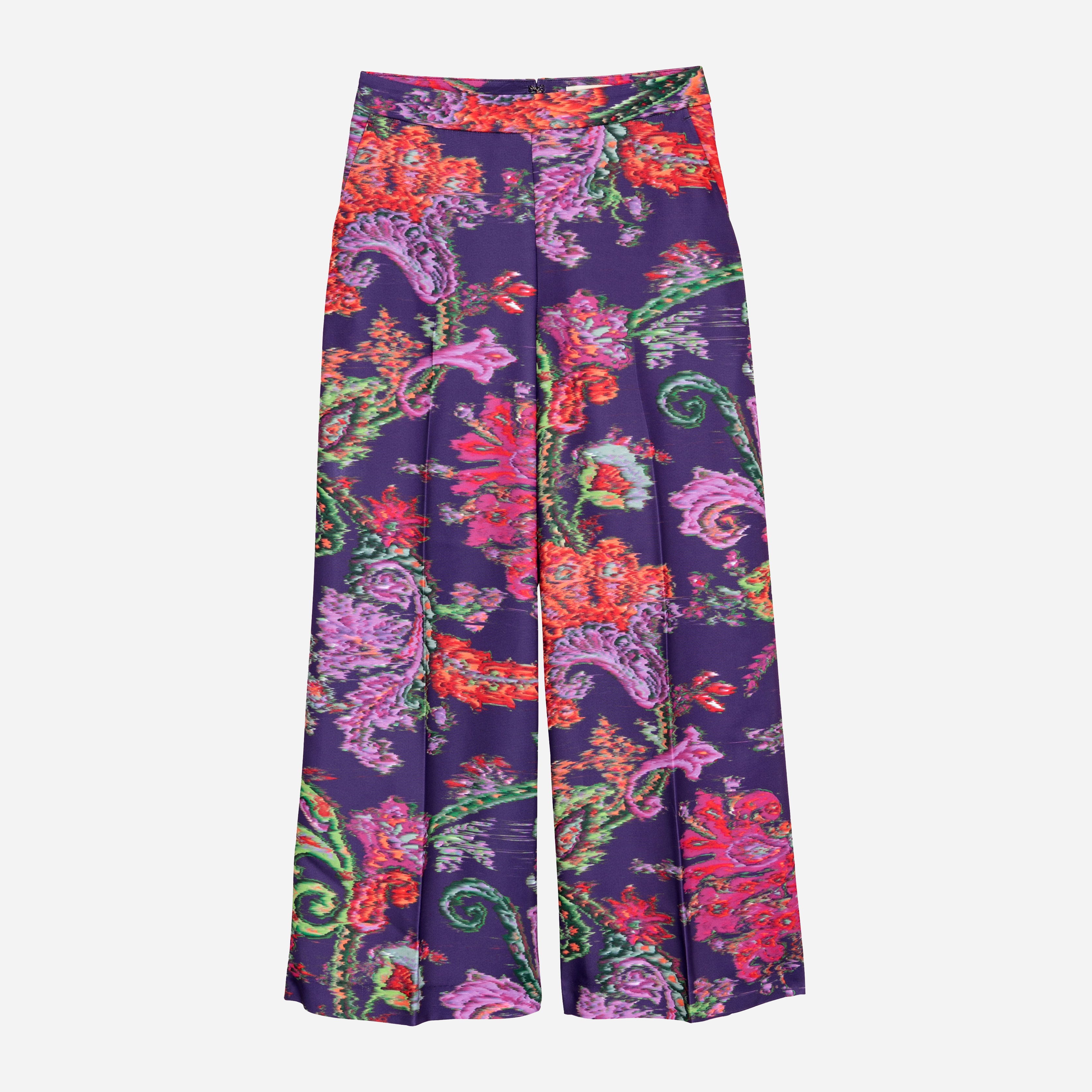 

Брюки H&M 5890607-ABKL 36 Фиолетовые с разноцветным