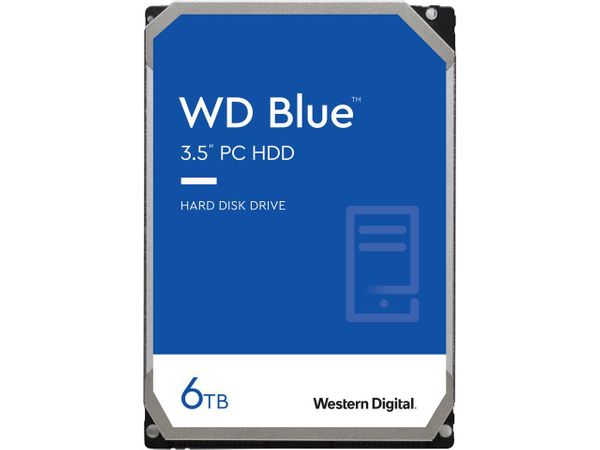 

Жесткий диск Western Digital Blue 6TB 5400rpm 256MB WD60EZAZ 3.5" SATAIII HDD