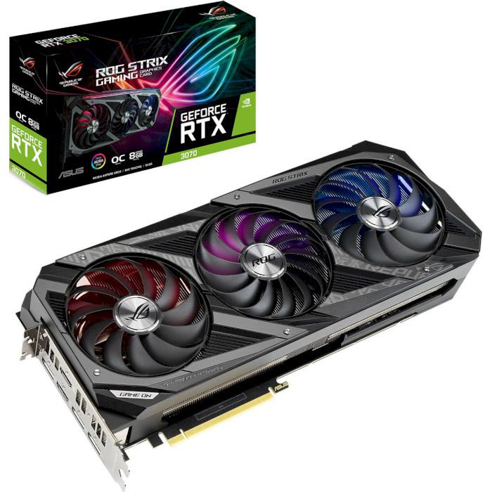 

Asus PCI-Ex GeForce RTX 3070 ROG Strix Gaming OC 8GB GDDR6 (256bit) (14000) (2 x HDMI, 3 x DisplayPort) (ROG-STRIX-RTX3070-O8G-GAMING)