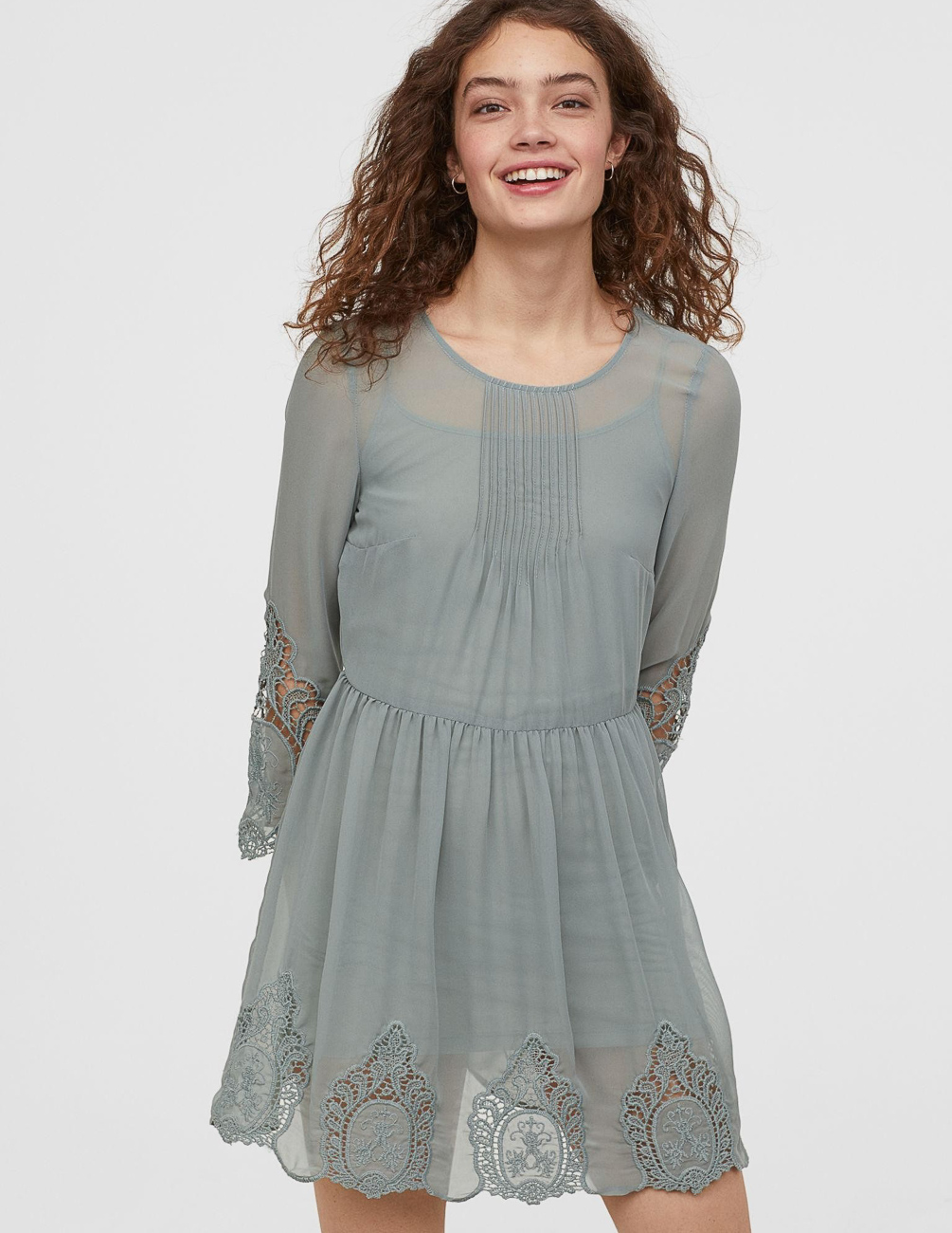 

Платье H&M Ж1065191 цвет зеленый M
