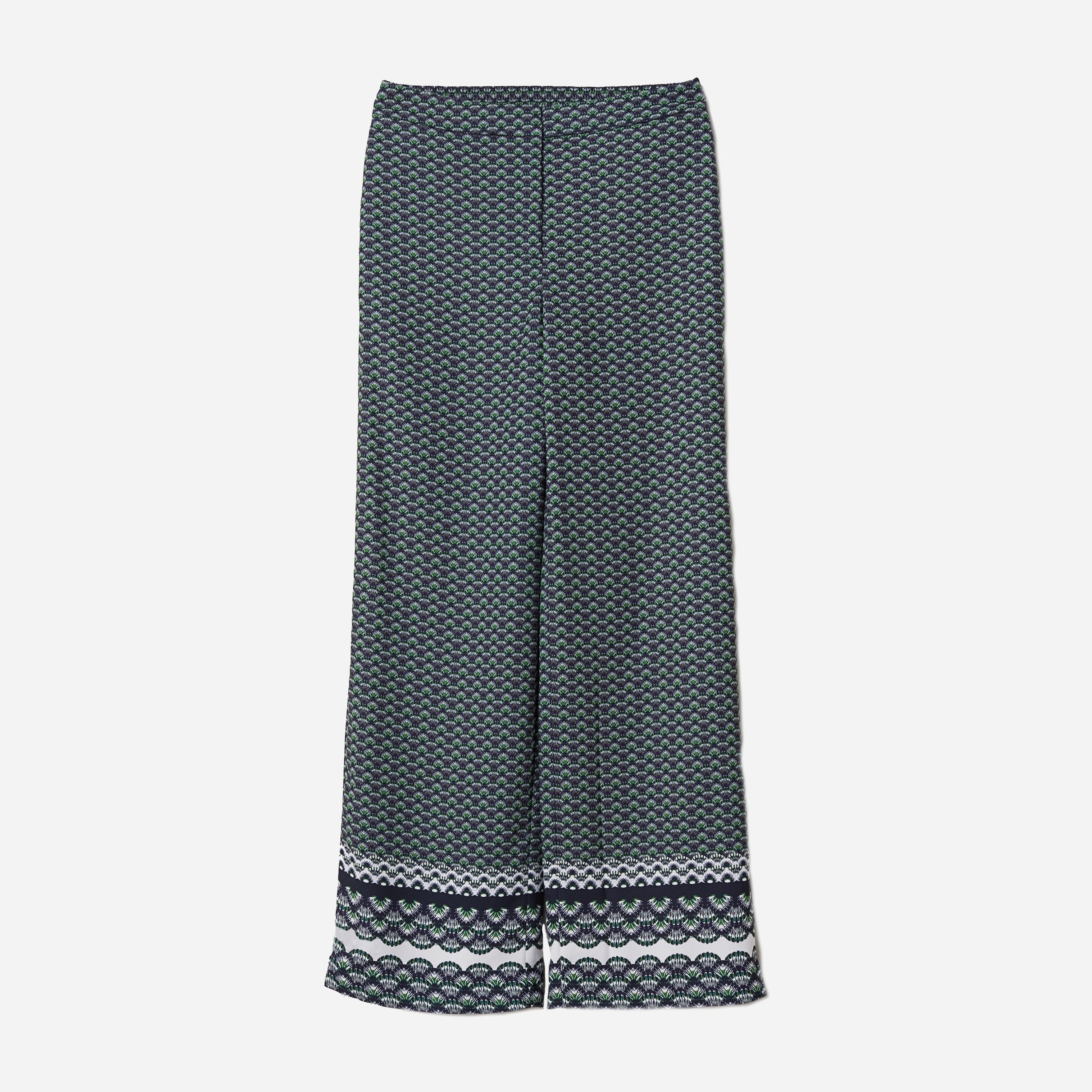 

Брюки H&M 6017887-AAMZ 46 Черные с зеленым