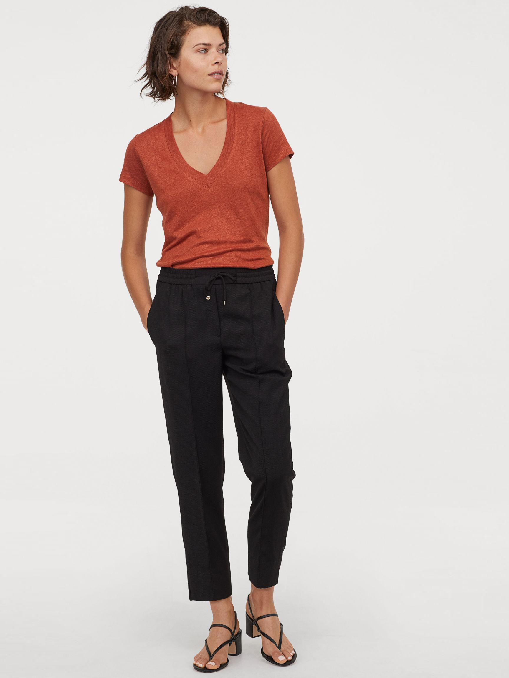 

Брюки для беременных H&M 7450910-AAAD 34 Черные