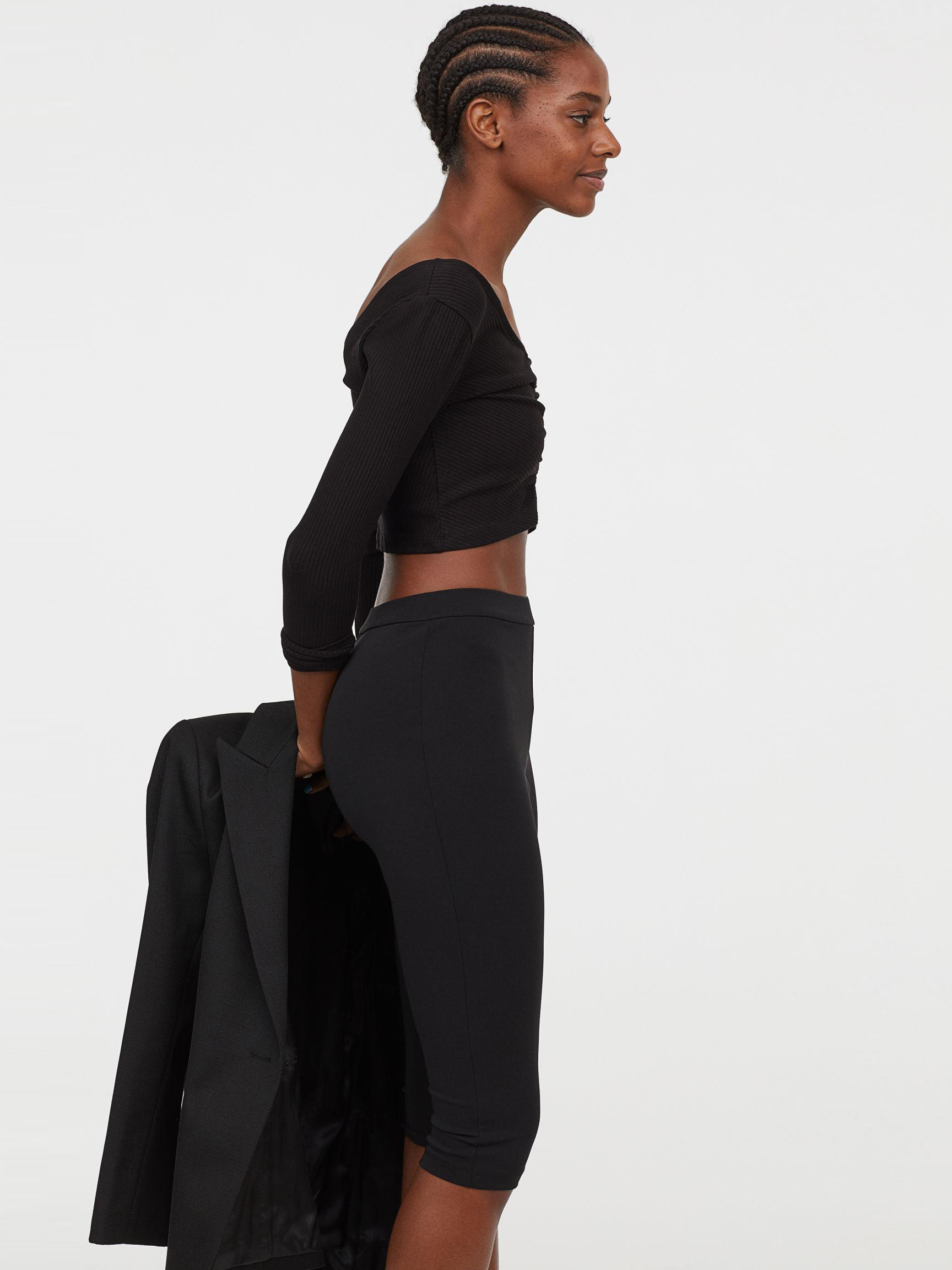 

Брюки H&M 7827849-AAAD L Черные