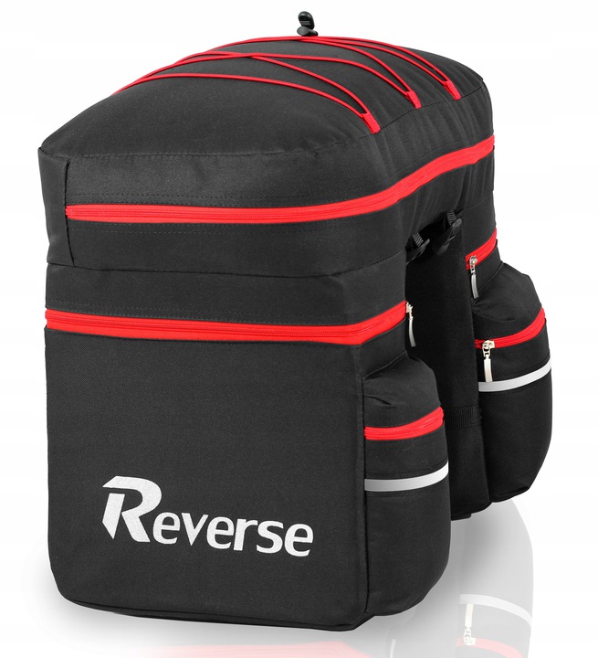 

Велосумка на багажник ROWER Reverse 45 х 44 х 25 см сумка черная с красным 60 л (RBAG-001789)