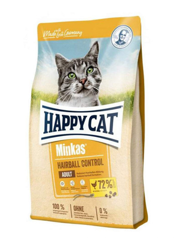 

Сухой корм Happy Cat Minkas Hairball Control для взрослых кошек с птицей 4 кг