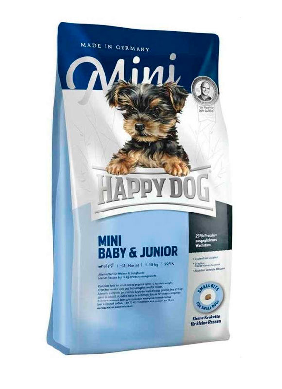 

Сухой корм Happy Dog Mini Baby & Junior для щенков малых пород 1 кг