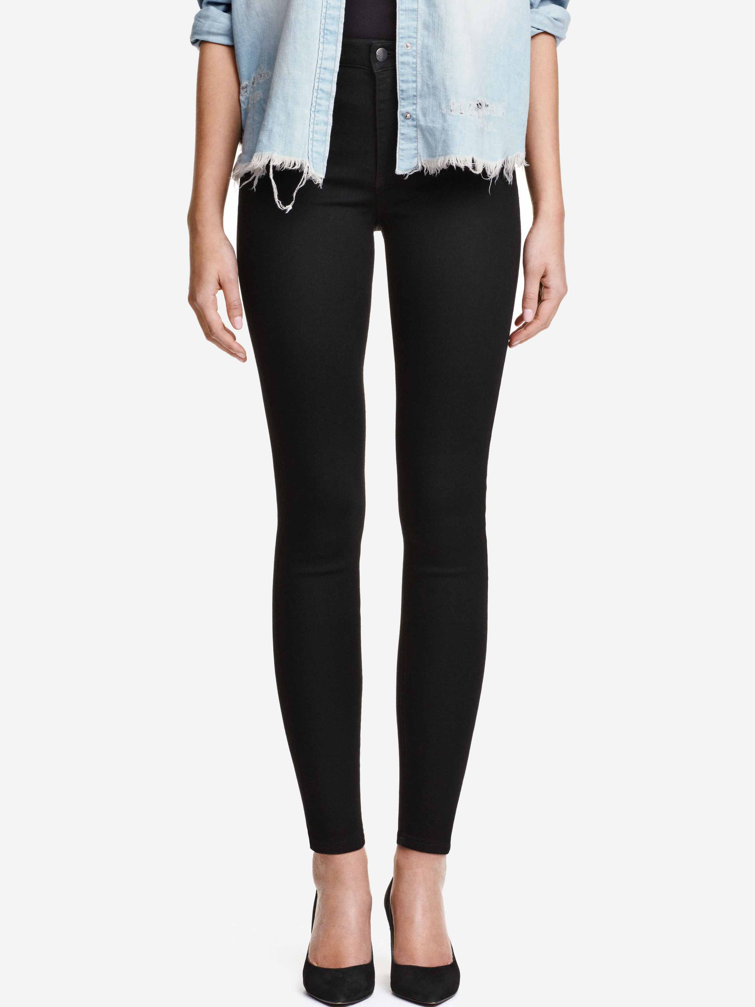 

Джинсы H&M 2652032 27 Черные