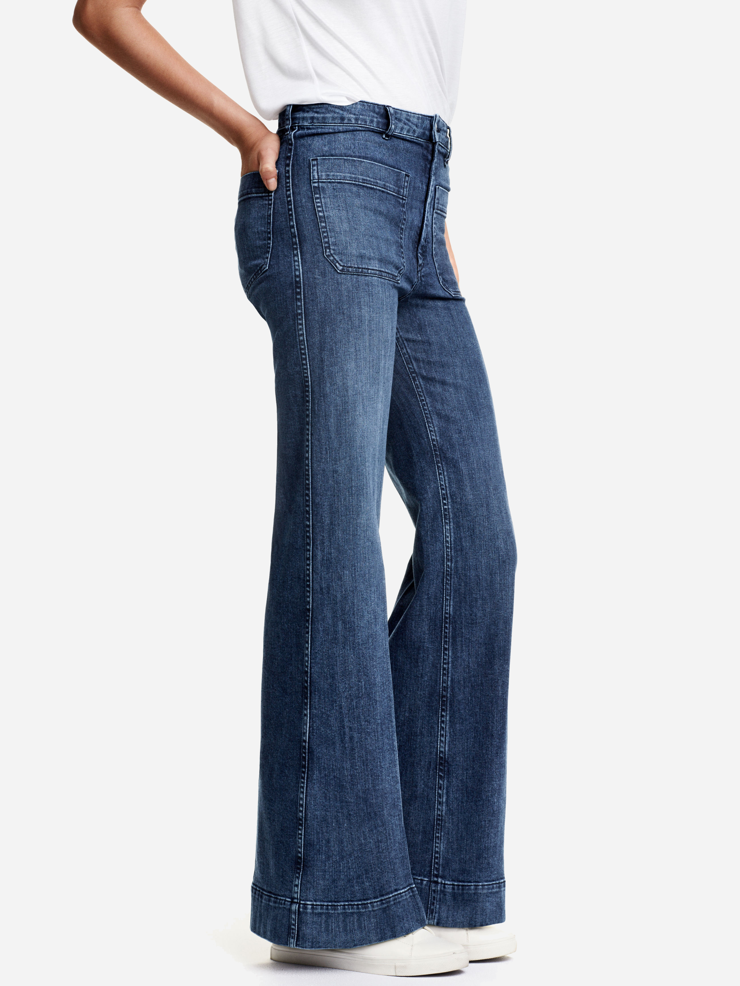 

Джинсы H&M 3305942-AAQJ 34 Темно-синие