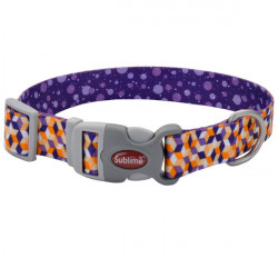 

Нашийник для собак Coastal Sublime з помаранчьово-фіолетовим візерунком (1,9x30см)