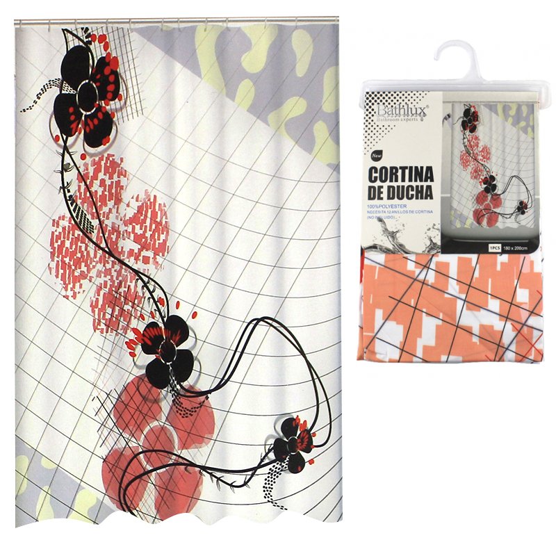 

Занавеска в ванную Bathlux Flowers 60566 R132644