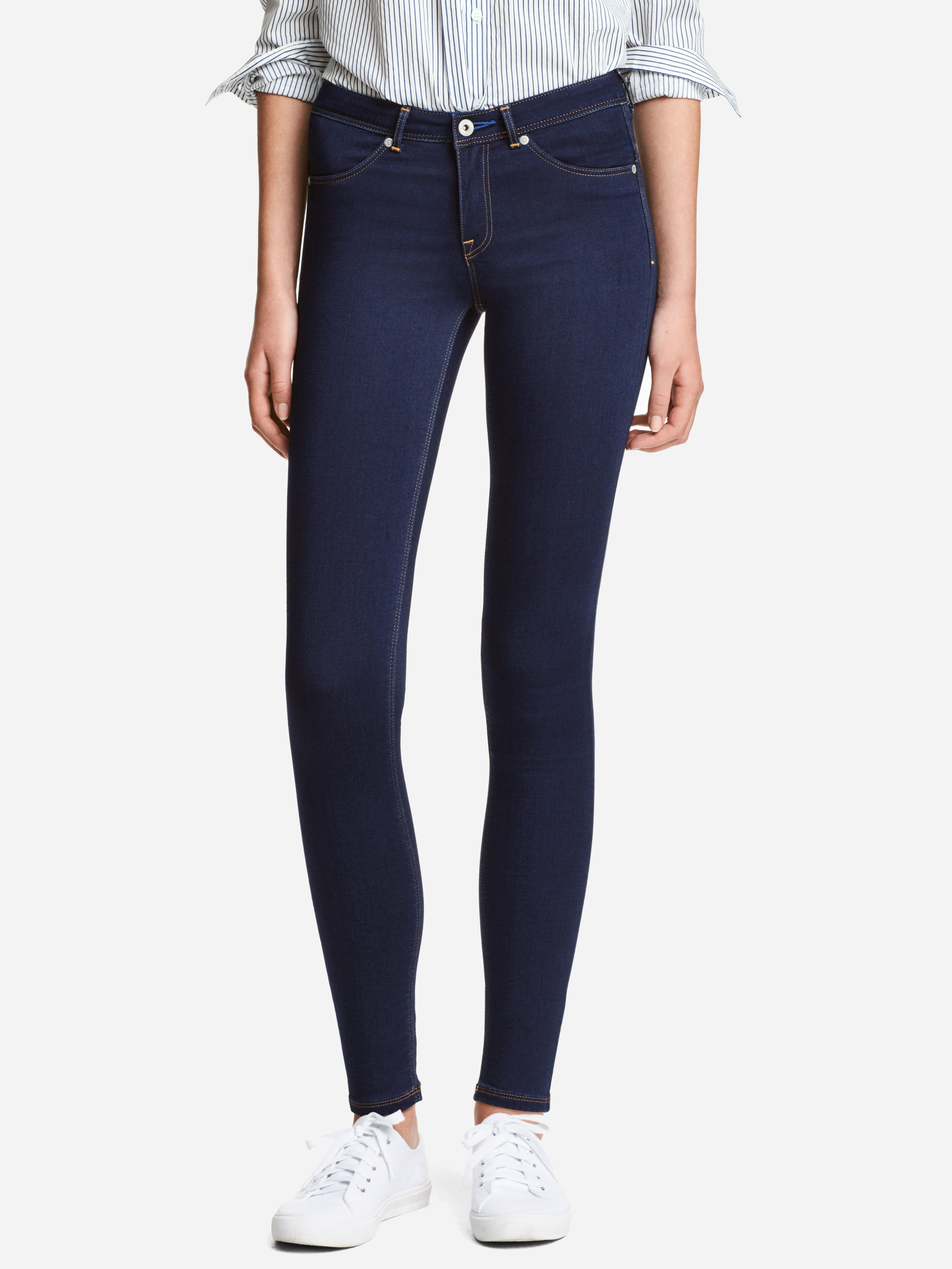 

Джинсы H&M 4002467-AAQJ 28/34 Темно-синие
