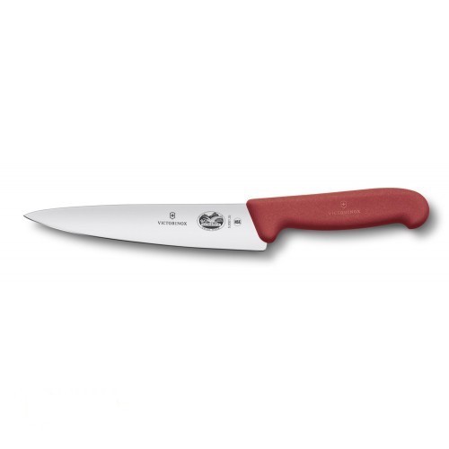

Кухонный разделочный нож Victorinox 25 см красный