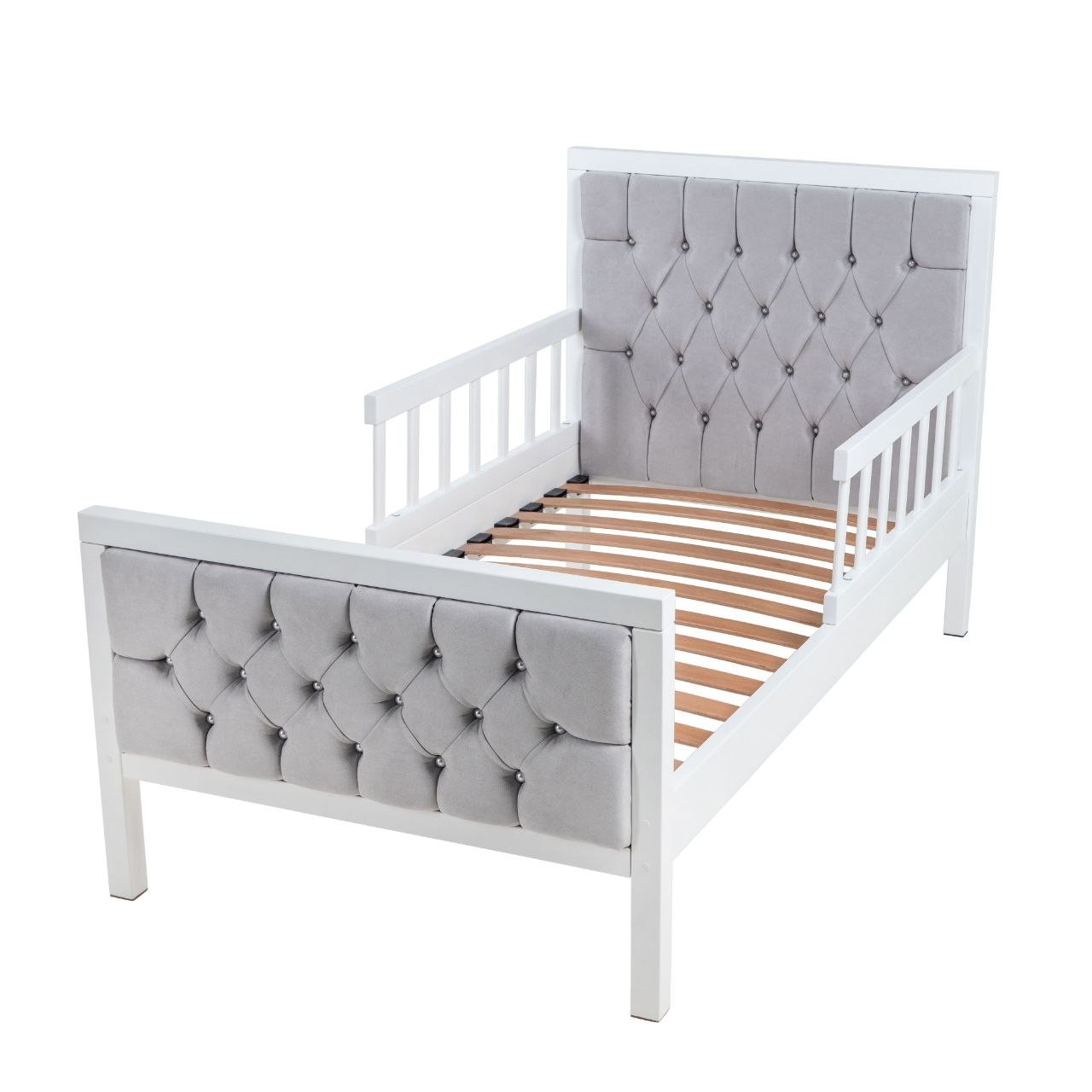 

Детская мягкая кровать Teremokkids VDК-Gray 90*180