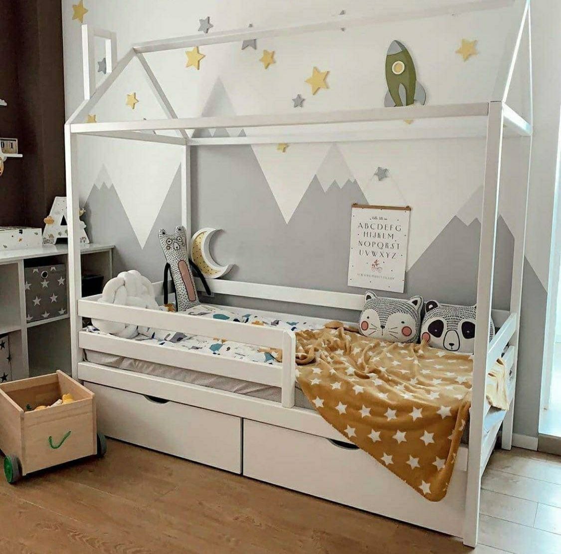 

Детская кровать домик Teremokkids Бикки 80х160