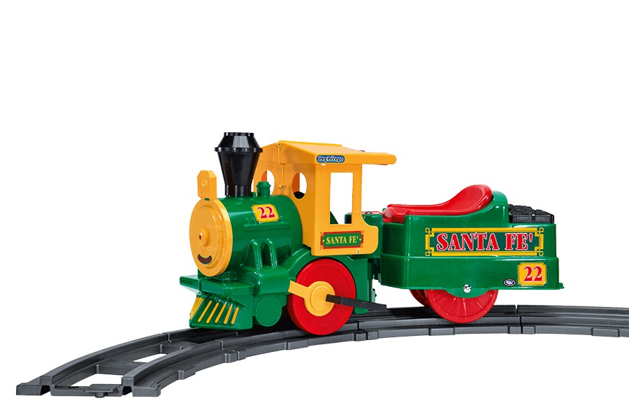 

Поезд с колеей Peg-perego Santafe Train 1071 6 В зеленый