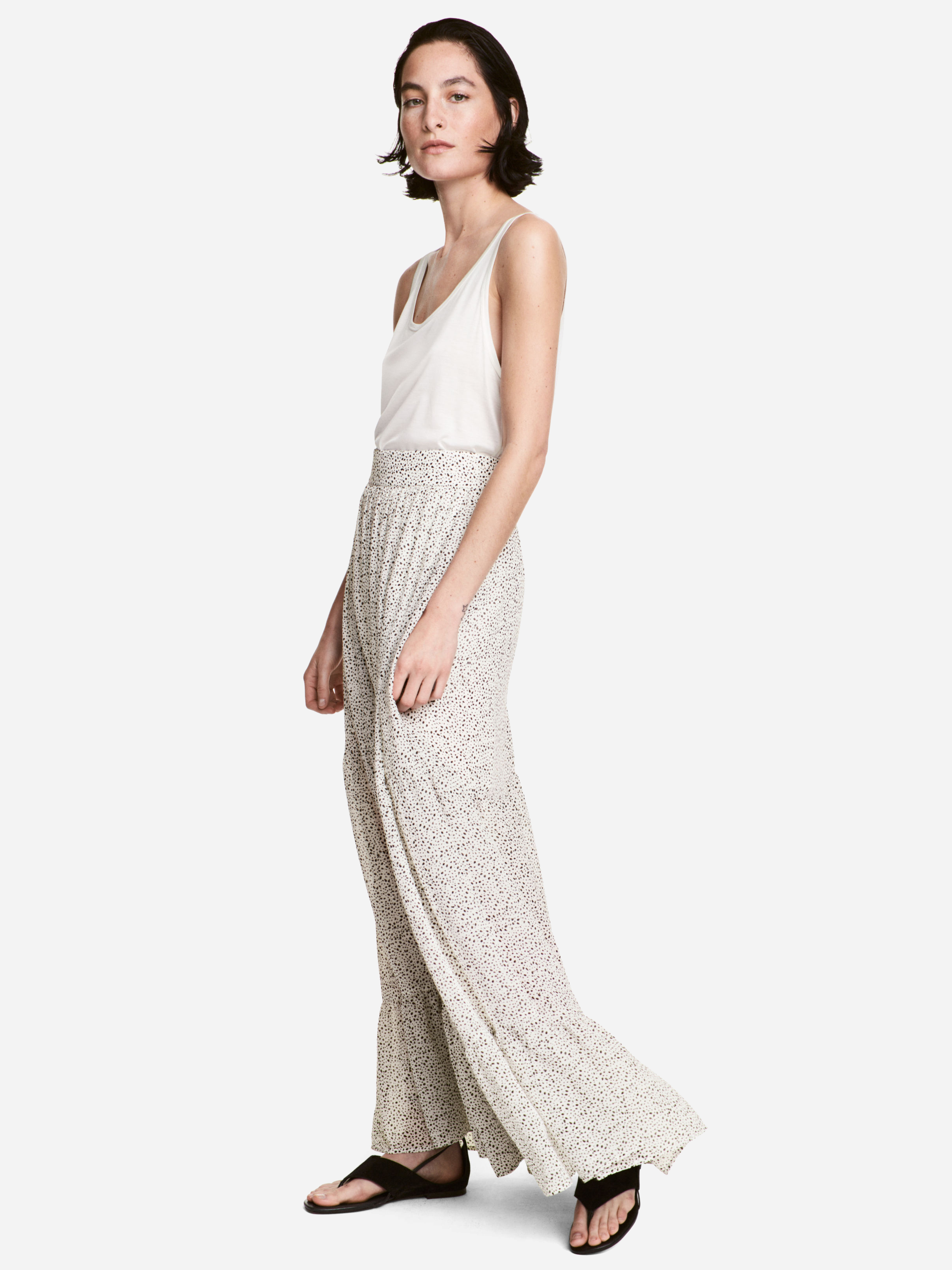 

Юбка H&M 5371636-ADXR 46 Белая с черным