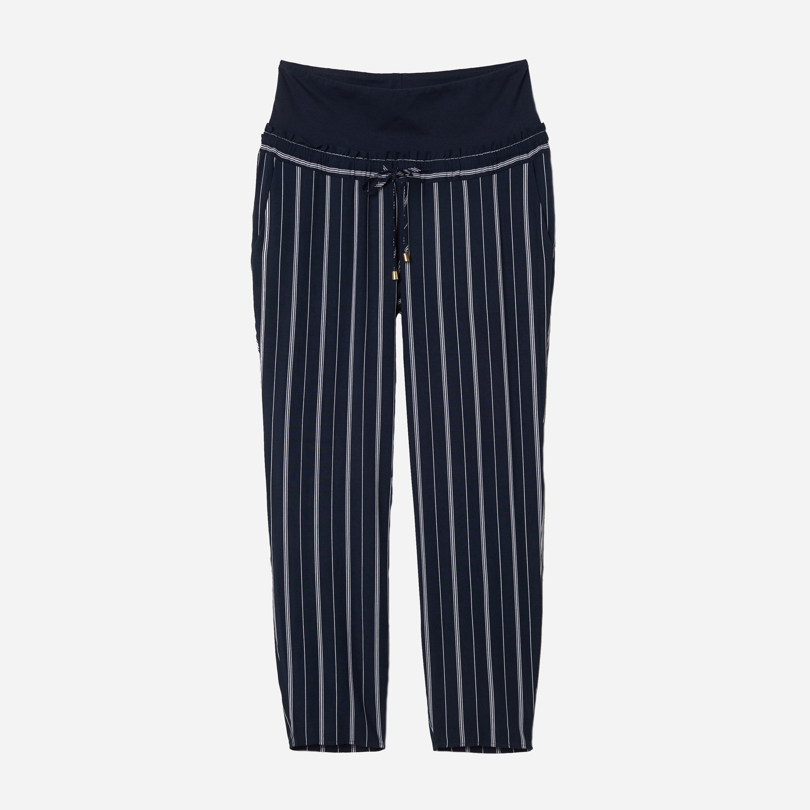 

Брюки для беременных H&M Mama 6101797-ACSK 38 Темно-синие с белым
